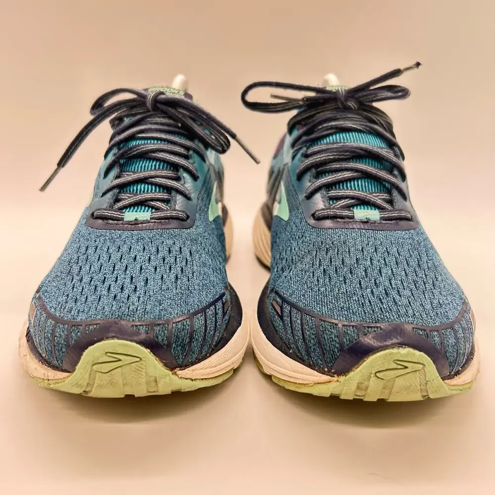 Brooks Adrenaline GTS 18 Running‎ Sneaker Shoes Blue Women's Size 10 B (Medium)